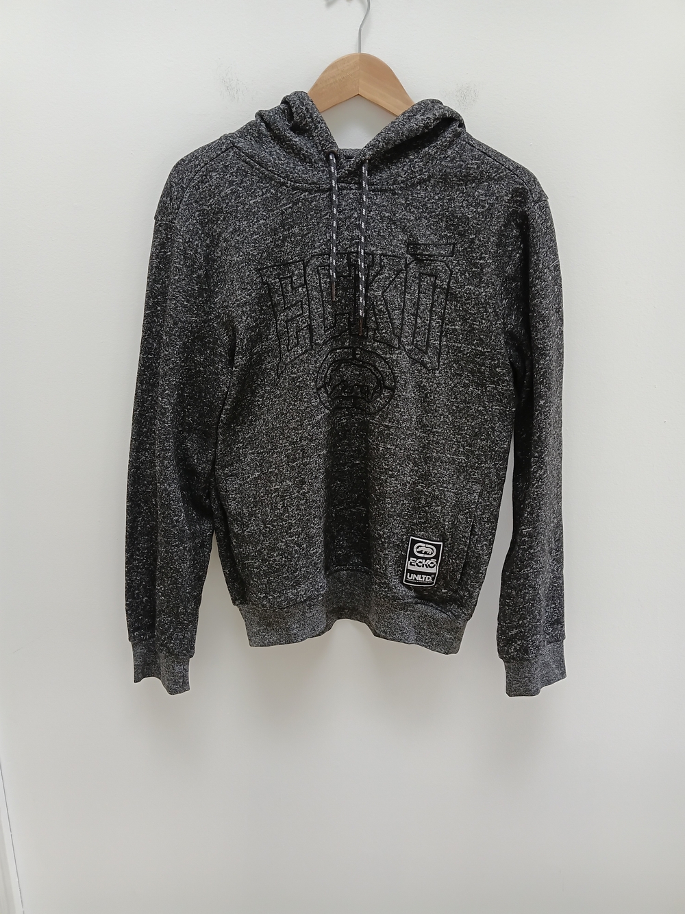 Ecko Unlimited Men's Dark Gray Rhino Pullover Hoodie Sweatshirt Size Small